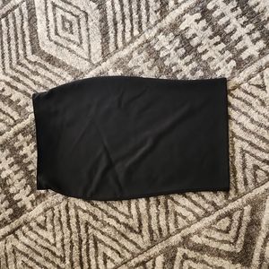 Black pencil skirt